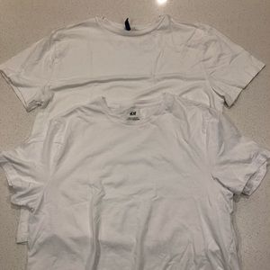 H&M Basic White T Shirt
